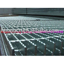 steel grating flooring, Serrated type grating flooring, I bar type steel grating flooring